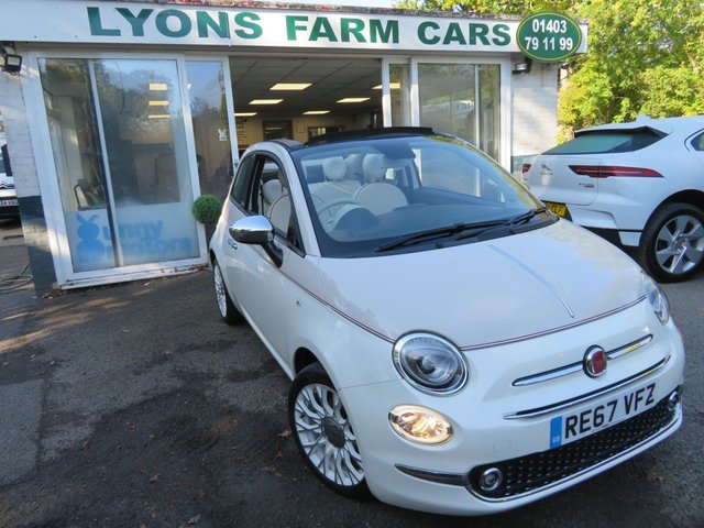 2017 67 Fiat 500c 1.2 60th Convertible 2dr Petrol Dualogic Euro 6 (s/s) (69 bhp) Automatic