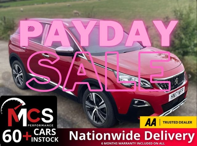 2017 17 PEUGEOT 3008 1.2 PureTech Allure SUV 5dr Petrol Manual Euro 6 (s/s) (130 ps) ***PAY DAY SALE***