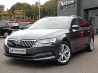 USED 2021 21 SKODA SUPERB Estate 2.0 TDI SE L 5d 150 S/S FULL SERVICE HISTORY, 1 OWNER, SAT NAV, HEATED FRONT SEATS, FULL BLACK LEATHER INTERIOR, KEYLESS ENTRY & STARTING, ADAPTIVE CRUISE CONTROL & SPEED LIMITER, SMART LINK FOR WIRELESS APPLE CARPLAY / ANDROID AUTO, VOICE CONTROL SYSTEM, SIDE ASSIST, FRONT ASSIST, ELECTRIC MEMORY DRIVER'S SEAT, BLUETOOTH, DAB RADIO, 18 INCH ALLOY WHEELS, 6 SPEED MANUAL GEARBOX, START STOP, 2x USB INPUTS, WIRELESS LAN, MANOEUVRE BRAKING, LED DAYTIME RUNNING LIGHTS, MATRIX LED HEADLIGHTS, FRONT & REAR PARKING SENSORS
