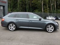 USED 2021 21 SKODA SUPERB Estate 2.0 TDI SE L 5d 150 S/S FULL SERVICE HISTORY, 1 OWNER, SAT NAV, HEATED FRONT SEATS, FULL BLACK LEATHER INTERIOR, KEYLESS ENTRY & STARTING, ADAPTIVE CRUISE CONTROL & SPEED LIMITER, SMART LINK FOR WIRELESS APPLE CARPLAY / ANDROID AUTO, VOICE CONTROL SYSTEM, SIDE ASSIST, FRONT ASSIST, ELECTRIC MEMORY DRIVER'S SEAT, BLUETOOTH, DAB RADIO, 18 INCH ALLOY WHEELS, 6 SPEED MANUAL GEARBOX, START STOP, 2x USB INPUTS, WIRELESS LAN, MANOEUVRE BRAKING, LED DAYTIME RUNNING LIGHTS, MATRIX LED HEADLIGHTS, FRONT & REAR PARKING SENSORS