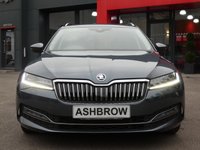 USED 2021 21 SKODA SUPERB Estate 2.0 TDI SE L 5d 150 S/S FULL SERVICE HISTORY, 1 OWNER, SAT NAV, HEATED FRONT SEATS, FULL BLACK LEATHER INTERIOR, KEYLESS ENTRY & STARTING, ADAPTIVE CRUISE CONTROL & SPEED LIMITER, SMART LINK FOR WIRELESS APPLE CARPLAY / ANDROID AUTO, VOICE CONTROL SYSTEM, SIDE ASSIST, FRONT ASSIST, ELECTRIC MEMORY DRIVER'S SEAT, BLUETOOTH, DAB RADIO, 18 INCH ALLOY WHEELS, 6 SPEED MANUAL GEARBOX, START STOP, 2x USB INPUTS, WIRELESS LAN, MANOEUVRE BRAKING, LED DAYTIME RUNNING LIGHTS, MATRIX LED HEADLIGHTS, FRONT & REAR PARKING SENSORS
