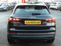USED 2021 21 AUDI Q3 1.5 TFSI CoD 35 Technik 5d 150 S/S 1 OWNER FROM NEW, SERVICE HISTORY  VIRTUAL COCKPIT (Digital Dash), REAR PARKING SENSORS , SAT NAV, WIRELESS APPLE CARPLAY / ANDROID AUTO, Audi Pre Sense, SIDE ASSIST, LANE DEPARTURE Warning, Traffic Sign Recognition, Electric FOLDING Heated MIRRORS, DAB Radio, BLUETOOTH Phone & Music, USB C Ports, VOICE Control,   6 Speed Manual Gearbox, Start Stop,   LED Daytime Running Lights, 17 INCH 10 SPOKE ALLOY Wheels, ELECTRIC TAILGATE, Directional Sweeping Indicators, Roof Rails, Cloth Interior, Leather