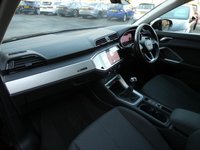 USED 2021 21 AUDI Q3 1.5 TFSI CoD 35 Technik 5d 150 S/S 1 OWNER FROM NEW, SERVICE HISTORY  VIRTUAL COCKPIT (Digital Dash), REAR PARKING SENSORS , SAT NAV, WIRELESS APPLE CARPLAY / ANDROID AUTO, Audi Pre Sense, SIDE ASSIST, LANE DEPARTURE Warning, Traffic Sign Recognition, Electric FOLDING Heated MIRRORS, DAB Radio, BLUETOOTH Phone & Music, USB C Ports, VOICE Control,   6 Speed Manual Gearbox, Start Stop,   LED Daytime Running Lights, 17 INCH 10 SPOKE ALLOY Wheels, ELECTRIC TAILGATE, Directional Sweeping Indicators, Roof Rails, Cloth Interior, Leather