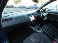 USED 2021 21 SEAT ARONA 1.0 TSI FR 5d 110 S/S 1 OWNER, FULL SERVICE HISTORY, SAT NAV, FULL LINK FOR APPLE CARPLAY / ANDROID AUTO, WIRELESS PHONE CHARGER, REAR PARKING SENSORS WITH DISPLAY, LED LIGHTS, AUTO LIGHTS & WIPERS, ELECTRIC FOLDING DOOR MIRRORS, CRUISE CONTROL & SPEED LIMITER, VOICE CONTROL, DAB RADIO, BLUETOOTH PHONE & MEDIA WITH VOICE CONTROL, MANUAL 6 SPEED GEARBOX, TINTED GLASS, BLACK CONTRAST ROOF, ROOF RAILS, 17 INCH ALLOY WHEELS, FRONT FOG LIGHTS, BLACK CLOTH INTERIOR, SPORT SEATS, LEATHER FLAT BOTTOM STEERING WHEEL