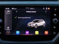 USED 2021 21 SEAT ARONA 1.0 TSI FR 5d 110 S/S 1 OWNER, FULL SERVICE HISTORY, SAT NAV, FULL LINK FOR APPLE CARPLAY / ANDROID AUTO, WIRELESS PHONE CHARGER, REAR PARKING SENSORS WITH DISPLAY, LED LIGHTS, AUTO LIGHTS & WIPERS, ELECTRIC FOLDING DOOR MIRRORS, CRUISE CONTROL & SPEED LIMITER, VOICE CONTROL, DAB RADIO, BLUETOOTH PHONE & MEDIA WITH VOICE CONTROL, MANUAL 6 SPEED GEARBOX, TINTED GLASS, BLACK CONTRAST ROOF, ROOF RAILS, 17 INCH ALLOY WHEELS, FRONT FOG LIGHTS, BLACK CLOTH INTERIOR, SPORT SEATS, LEATHER FLAT BOTTOM STEERING WHEEL