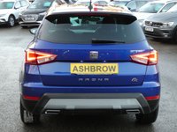 USED 2021 21 SEAT ARONA 1.0 TSI FR 5d 110 S/S 1 OWNER, FULL SERVICE HISTORY, SAT NAV, FULL LINK FOR APPLE CARPLAY / ANDROID AUTO, WIRELESS PHONE CHARGER, REAR PARKING SENSORS WITH DISPLAY, LED LIGHTS, AUTO LIGHTS & WIPERS, ELECTRIC FOLDING DOOR MIRRORS, CRUISE CONTROL & SPEED LIMITER, VOICE CONTROL, DAB RADIO, BLUETOOTH PHONE & MEDIA WITH VOICE CONTROL, MANUAL 6 SPEED GEARBOX, TINTED GLASS, BLACK CONTRAST ROOF, ROOF RAILS, 17 INCH ALLOY WHEELS, FRONT FOG LIGHTS, BLACK CLOTH INTERIOR, SPORT SEATS, LEATHER FLAT BOTTOM STEERING WHEEL