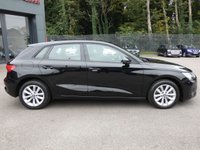 USED 2020 70 AUDI A3 Sportback 1.0 TFSI 30 Technik 5d 110 S/S SAT NAV & VIRTUAL COCKPIT (Digital Dash), APPLE CARPLAY / ANDROID AUTO, REAR PARKING SENSORS, DAB Radio, BLUETOOTH Phone & Music, 2x USB Ports,  Manual 6 Speed Gearbox, Start Stop,   LED Lights, 10 Spoke Alloy Wheels, Electric FOLDING Heated Door MIRRORS, Electric Windows X4, Leather Multifunction Steering Wheel, Speed Limiter, RAIN & LIGHT SENSORS, Keyless Start, Voice Control System, Front Centre Arm Rest, Electronic Air Conditioning, Grey Cloth Interior, Audi Pre Sense, Distance Warning
