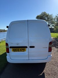 USED 2008 08 TOYOTA HI-ACE 2.5 280 D-4D Panel Van 4dr Diesel Manual RWD L1 H1 (221 g/km, 117 bhp) REAR ENTERTAINMENT, DAY VAN, FULL SERVICE HISTORY, ONE OWNER SINCE NEW PLUS DEMO