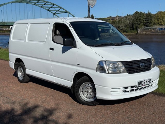View our Toyota HI-Ace 2.5 280 D-4D Panel Van 4dr Diesel Manual RWD L1 H1 (221 g/km, 117 bhp)