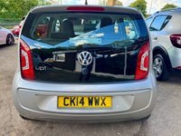 USED 2014 14 VOLKSWAGEN UP! 1.0 High up! Hatchback 5dr Petrol Manual Euro 5 (75 ps) ** PETROL.......5 SPEED.......LOW MILEAGE ONLY COVERED 60,320 MILES.........SERVICE HISTORY 5 STAMPS........LOW INSURANCE GROUP 2..........�&pound;20 ROAD TAX.........2 KEYS.........60MPG........HIGH UP EDITION...........FULLY LOADED...........SATNAV.........BLUETOOTH...........HEATED SEATS.........SPORT STEERING WHEEL..........ELECTRIC WINDOWS.........PRIVACY GLASS...........ALLOY WHEELS.........STUNNING LOW MILEAGE EXAMPLE..........PERFECT FIRST CAR !! ** 
