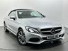USED 2017 66 MERCEDES-BENZ C CLASS 2.1 C220d Sport Cabriolet Euro 6 (s/s) 2dr HUD, ALL LED, H-SEAT, NAV, 17"