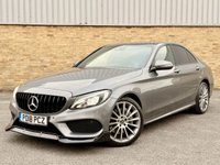 USED 2018 18 MERCEDES-BENZ C-CLASS 2.1 C250d AMG Line (Premium Plus) Saloon 4dr Diesel G-Tronic+ 4MATIC Euro 6 (s/s) (204 ps) AMG Styling | PanRoof | Prem+