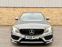 USED 2018 18 MERCEDES-BENZ C-CLASS 2.1 C250d AMG Line (Premium Plus) Saloon 4dr Diesel G-Tronic+ 4MATIC Euro 6 (s/s) (204 ps) AMG Styling | PanRoof | Prem+