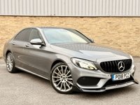 USED 2018 18 MERCEDES-BENZ C-CLASS 2.1 C250d AMG Line (Premium Plus) Saloon 4dr Diesel G-Tronic+ 4MATIC Euro 6 (s/s) (204 ps) AMG Styling | PanRoof | Prem+