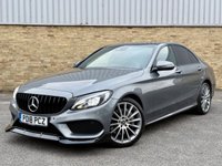 USED 2018 18 MERCEDES-BENZ C-CLASS 2.1 C250d AMG Line (Premium Plus) Saloon 4dr Diesel G-Tronic+ 4MATIC Euro 6 (s/s) (204 ps) AMG Styling | PanRoof | Prem+