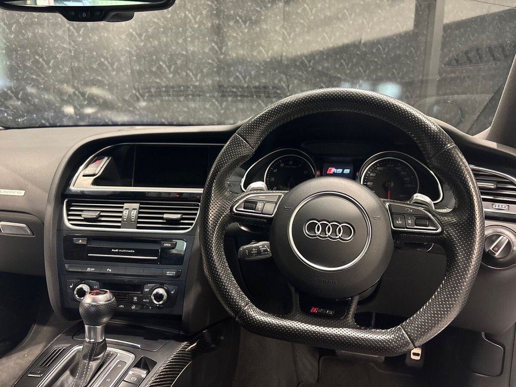 USED 2015 15 AUDI RS5 4.2 FSI V8 Coupe 2dr Petrol S Tronic quattro Euro 5 (450 ps) SPORT & DRIVER ASSIST PACK|B&O