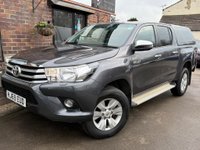 USED 2019 69 TOYOTA HILUX 2.4 D-4D Icon Auto 4WD Euro 6 4dr (3.5t) R/CAM~CANOPY~WORLDWIDE SHIPPIN