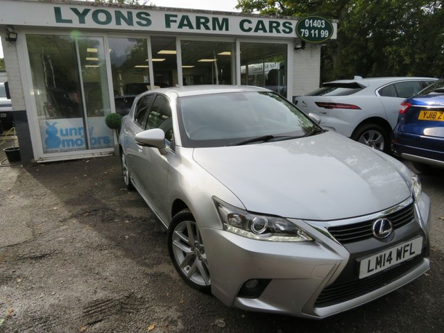 2014 14 Lexus Ct 1.8 200h Luxury Hatchback 5dr Petrol Hybrid CVT Euro 6 (s/s) (136 ps) Automatic