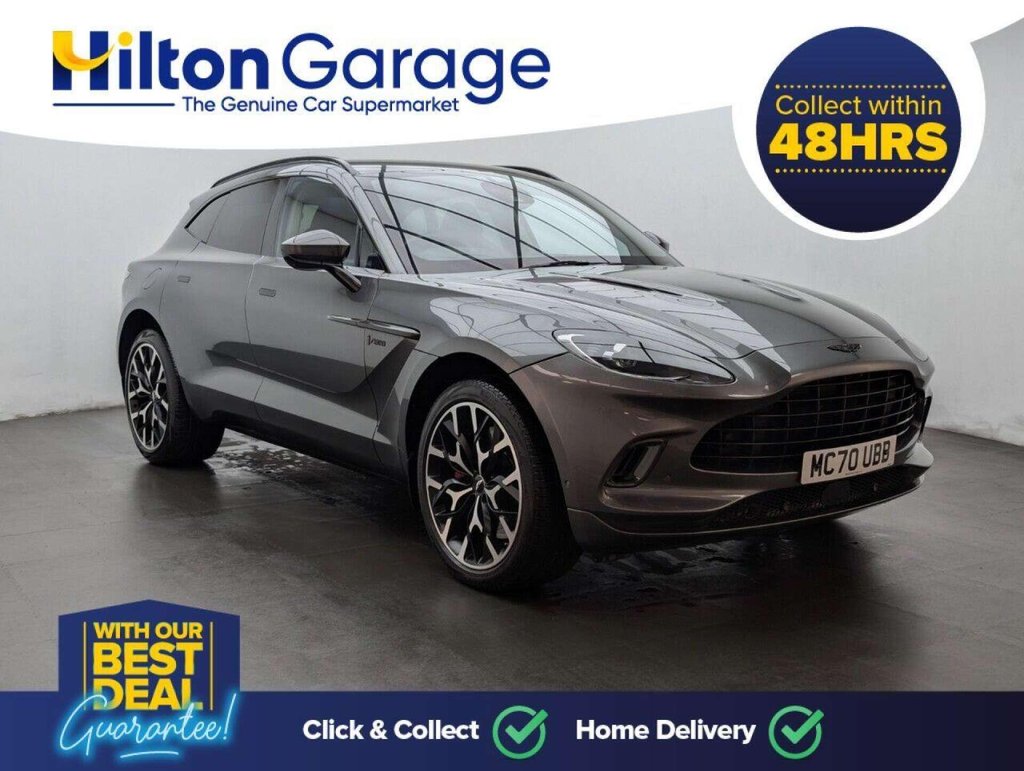 Used 2020 70 ASTON MARTIN DBX 4.0 V8 SUV 5dr Petrol Auto 4WD Euro 6 (s/s) (550 ps) - PARKING CAMERA + HEATED SEATS CLICK & COLLECT/HOME DELIVERY