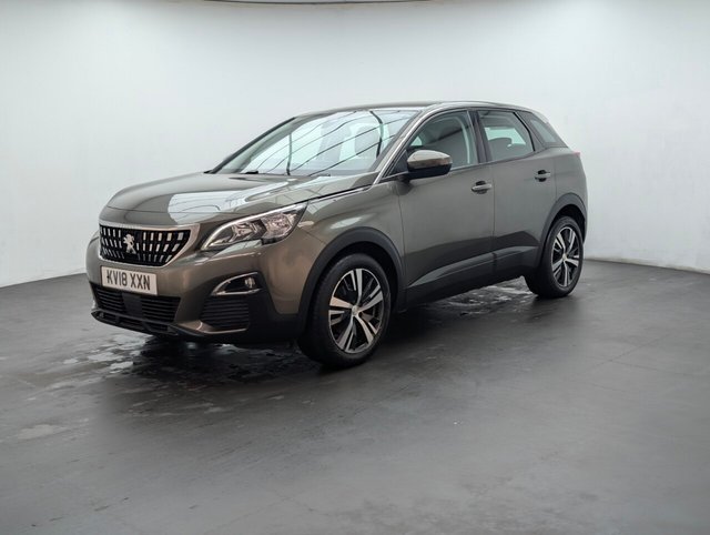 USED 2018 18 PEUGEOT 3008 1.6 BlueHDi Active SUV 5dr Diesel EAT Euro 6 (s/s) (120 ps) AIR/ CON+ BLUETOOTH+ R PARKING SENS