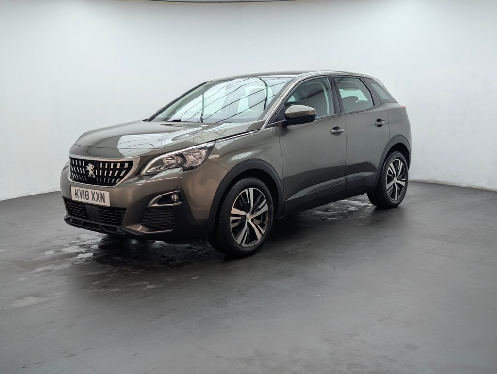 Used 2018 18 PEUGEOT 3008 1.6 BlueHDi Active SUV 5dr Diesel EAT Euro 6 (s/s) (120 ps) AIR/ CON+ BLUETOOTH+ R PARKING SENS