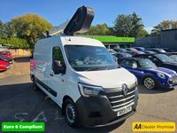 USED 2021 21 RENAULT TRUCKS MASTER 2.3 L-2  H-2 F/W/D KLUBB K26 CPL CHERRY PICKER 13.6 WORKING HEIGHT FULLY MAINTAINED AIRCON, DAB , BLUETOOTH, FULL INTERNAL FITTINGS PLEASE NOTE FINAL PRICE PLUS VAT @20% CHOICE O60 BOOM ROTATION, 1BASKET CAP/OUTREACH  120KG  A FRAME STABILISERS, 36000 MILES F/S/H DIRECT FROM A LARGE LEASE C 2