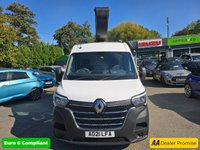 USED 2021 21 RENAULT TRUCKS MASTER 2.3 L-2  H-2 F/W/D KLUBB K26 CPL CHERRY PICKER 13.6 WORKING HEIGHT FULLY MAINTAINED AIRCON, DAB , BLUETOOTH, FULL INTERNAL FITTINGS PLEASE NOTE FINAL PRICE PLUS VAT @20% CHOICE O60 BOOM ROTATION, 1BASKET CAP/OUTREACH  120KG  A FRAME STABILISERS, 36000 MILES F/S/H DIRECT FROM A LARGE LEASE C 2