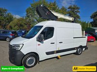 USED 2021 21 RENAULT TRUCKS MASTER 2.3 L-2  H-2 F/W/D KLUBB K26 CPL CHERRY PICKER 13.6 WORKING HEIGHT FULLY MAINTAINED AIRCON, DAB , BLUETOOTH, FULL INTERNAL FITTINGS PLEASE NOTE FINAL PRICE PLUS VAT @20% CHOICE O60 BOOM ROTATION, 1BASKET CAP/OUTREACH  120KG  A FRAME STABILISERS, 36000 MILES F/S/H DIRECT FROM A LARGE LEASE C 2