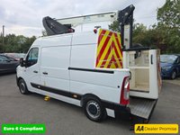 USED 2021 21 RENAULT TRUCKS MASTER 2.3 L-2  H-2 F/W/D KLUBB K26 CPL CHERRY PICKER, FULLY MAINTAINED AKINIRCON, DAB, BLUETOOTH, FULL INTERNAL FITTINGS PLEASE NOTE FINAL PRICE PLUS VAT @20% CHOICE O60 BOOM ROTATION, 1 BASKET CAP/OUTREACH  120KG  A FRAME STABILISERS, 36000 MILES F/S/H  cherry picker-cherry picker"""