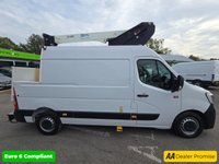USED 2021 21 RENAULT TRUCKS MASTER 2.3 L-2  H-2 F/W/D KLUBB K26 CPL CHERRY PICKER, FULLY MAINTAINED AKINIRCON, DAB, BLUETOOTH, FULL INTERNAL FITTINGS PLEASE NOTE FINAL PRICE PLUS VAT @20% CHOICE O60 BOOM ROTATION, 1 BASKET CAP/OUTREACH  120KG  A FRAME STABILISERS, 36000 MILES F/S/H  cherry picker-cherry picker"""