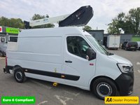 USED 2021 21 RENAULT TRUCKS MASTER 2.3 L-2  H-2 F/W/D KLUBB K26 CPL CHERRY PICKER, FULLY MAINTAINED AKINIRCON, DAB, BLUETOOTH, FULL INTERNAL FITTINGS PLEASE NOTE FINAL PRICE PLUS VAT @20% CHOICE O60 BOOM ROTATION, 1 BASKET CAP/OUTREACH  120KG  A FRAME STABILISERS, 36000 MILES F/S/H  cherry picker-cherry picker"""