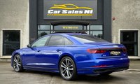 USED 2023 72 AUDI A8 3.0 TDI V6 50 Black Edition Saloon 4dr Diesel Tiptronic quattro Euro 6 (s/s) (286 ps) ULTRA BLUE METALLIC + C&S PACK + PANORAMIC GLASS SUNROOF