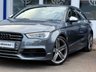 USED 2015 65 AUDI S3 2.0 TFSI SALOON SAT NAV HEATED LEATHER PRIVACY 4DR PETROL S TRONIC QUATTRO EURO 6 (S/S) (300 PS) PRIVACY GLASS~SPOILER~PARK SENSORS