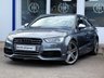 USED 2015 65 AUDI S3 2.0 TFSI SALOON SAT NAV HEATED LEATHER PRIVACY 4DR PETROL S TRONIC QUATTRO EURO 6 (S/S) (300 PS) PRIVACY GLASS~SPOILER~PARK SENSORS