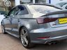 USED 2015 65 AUDI S3 2.0 TFSI SALOON SAT NAV HEATED LEATHER PRIVACY 4DR PETROL S TRONIC QUATTRO EURO 6 (S/S) (300 PS) PRIVACY GLASS~SPOILER~PARK SENSORS