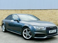 USED 2017 17 AUDI A4 1.4 TFSI S line Saloon 4dr Petrol S Tronic Euro 6 (s/s) (150 ps) S line Styling | Auto | ULEZ