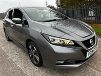 USED 2019 19 NISSAN LEAF 40kWh Tekna Hatchback 5dr Electric Auto (150 ps) 2 OWNERS FROM NEW* AUTOMATIC* FULL EV* SAT NAV* PARKING SENSORS* 360 REVERSING CAMERAS* CRUISE CONTROL* ELECTRIC HANDBRAKE* E PEDAL* ECO MODE* LANE / SPEED / COLLISION / STEERING ASSIST*