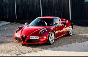 2016 ALFA ROMEO 4C