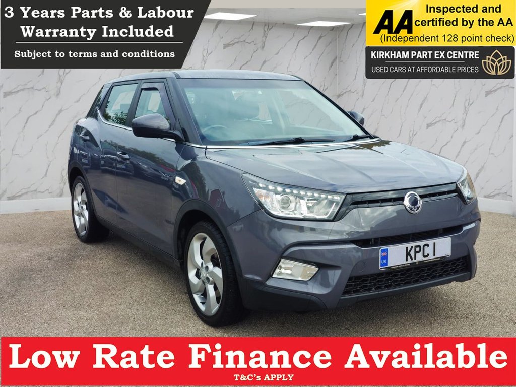 SSANGYONG TIVOLI 1.6 e-XDi EX SUV 5dr Diesel Manual Euro 6 (s/s) (115 ps) NATIONWIDE PARTS & LABOUR WARRANTY INCLUDED + 12 MONTHS AA BREAKDOWN FREE