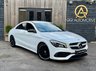 USED 2018 68 MERCEDES-BENZ CLA 2.1 CLA220d AMG Line Night Edition Coupe 4dr Diesel 7G-DCT Euro 6 (s/s) (170 ps) HEATED SEATS+CAMERA+CRUISE+NAV