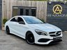 USED 2018 68 MERCEDES-BENZ CLA 2.1 CLA220d AMG Line Night Edition Coupe 4dr Diesel 7G-DCT Euro 6 (s/s) (170 ps) HEATED SEATS+CAMERA+CRUISE+NAV