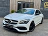 USED 2018 68 MERCEDES-BENZ CLA 2.1 CLA220d AMG Line Night Edition Coupe 4dr Diesel 7G-DCT Euro 6 (s/s) (170 ps) HEATED SEATS+CAMERA+CRUISE+NAV