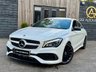 USED 2018 68 MERCEDES-BENZ CLA 2.1 CLA220d AMG Line Night Edition Coupe 4dr Diesel 7G-DCT Euro 6 (s/s) (170 ps) HEATED SEATS+CAMERA+CRUISE+NAV