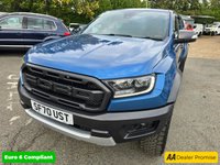 USED 2020 70 FORD RANGER 2.0 EcoBlue Raptor Double Cab Pickup, 38.900 miles, ULEZ Euro 6, Automatic, Sat Nav, Air Conditioning, Rear Camera, and much more NO VAT! This 2020 Ford Ranger Raptor is a remarkable find, boasting exceptionally low mileage for its age at just 38,900 miles. This four wheel drive pickup is powered by a robust 2.0 litre diesel engine, meeting Euro 6 emission standards. As a Raptor variant and trim, it offers a distinctive and capable driving experience.  The Ford Ranger Raptor is designed for those who demand more from their vehicle. Its four wheel drive system provides excellent traction and control in various conditions, while the