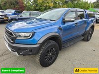 USED 2020 70 FORD RANGER 2.0 EcoBlue Raptor Double Cab Pickup, 38.900 miles, ULEZ Euro 6, Automatic, Sat Nav, Air Conditioning, Rear Camera, and much more NO VAT! This 2020 Ford Ranger Raptor is a remarkable find, boasting exceptionally low mileage for its age at just 38,900 miles. This four wheel drive pickup is powered by a robust 2.0 litre diesel engine, meeting Euro 6 emission standards. As a Raptor variant and trim, it offers a distinctive and capable driving experience.  The Ford Ranger Raptor is designed for those who demand more from their vehicle. Its four wheel drive system provides excellent traction and control in various conditions, while the