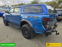 USED 2020 70 FORD RANGER 2.0 EcoBlue Raptor Double Cab Pickup, 38.900 miles, ULEZ Euro 6, Automatic, Sat Nav, Air Conditioning, Rear Camera, and much more NO VAT! This 2020 Ford Ranger Raptor is a remarkable find, boasting exceptionally low mileage for its age at just 38,900 miles. This four wheel drive pickup is powered by a robust 2.0 litre diesel engine, meeting Euro 6 emission standards. As a Raptor variant and trim, it offers a distinctive and capable driving experience.  The Ford Ranger Raptor is designed for those who demand more from their vehicle. Its four wheel drive system provides excellent traction and control in various conditions, while the