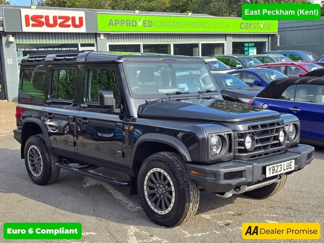 View our Ineos Grenadier 3.0P Station Wagon, 58,020 miles, ULEZ Euro 6, Automatic, Air Conditioning, Rear Sensors, Alloy Wheels, Final Price +VAT @20%!