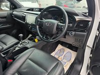 USED 2022 22 TOYOTA HI-LUX 2.8 D-4D Invincible X Double Cab, 85,000 miles, 1 owner, ULEZ Euro 6, Automatic, Air Conditioning, Sat Nav, Rear Camera, Final price +VAT @20%! This 2022 Toyota Hilux D-4D Invincible X presents a superb ownership proposition, having been meticulously maintained by just one owner from new. This robust Four Wheel Drive pickup is powered by an efficient 2.8 litre Euro 6 diesel engine, ensuring capable performance for any task. The Invincible X trim level comes equipped with a host of desirable features, including bright LED headlights for enhanced visibility, front and rear parking sensors, and a rear view camera to aid manoeuvring. Inside