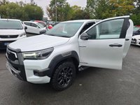 USED 2022 22 TOYOTA HI-LUX 2.8 D-4D Invincible X Double Cab, 85,000 miles, 1 owner, ULEZ Euro 6, Automatic, Air Conditioning, Sat Nav, Rear Camera, Final price +VAT @20%! This 2022 Toyota Hilux D-4D Invincible X presents a superb ownership proposition, having been meticulously maintained by just one owner from new. This robust Four Wheel Drive pickup is powered by an efficient 2.8 litre Euro 6 diesel engine, ensuring capable performance for any task. The Invincible X trim level comes equipped with a host of desirable features, including bright LED headlights for enhanced visibility, front and rear parking sensors, and a rear view camera to aid manoeuvring. Inside