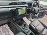 USED 2022 22 TOYOTA HI-LUX 2.8 D-4D Invincible X Double Cab, 85,000 miles, 1 owner, ULEZ Euro 6, Automatic, Air Conditioning, Sat Nav, Rear Camera, Final price +VAT @20%! This 2022 Toyota Hilux D-4D Invincible X presents a superb ownership proposition, having been meticulously maintained by just one owner from new. This robust Four Wheel Drive pickup is powered by an efficient 2.8 litre Euro 6 diesel engine, ensuring capable performance for any task. The Invincible X trim level comes equipped with a host of desirable features, including bright LED headlights for enhanced visibility, front and rear parking sensors, and a rear view camera to aid manoeuvring. Inside